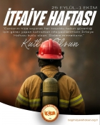 25 Eylül - 1 Ekim İtfaiye Haftası